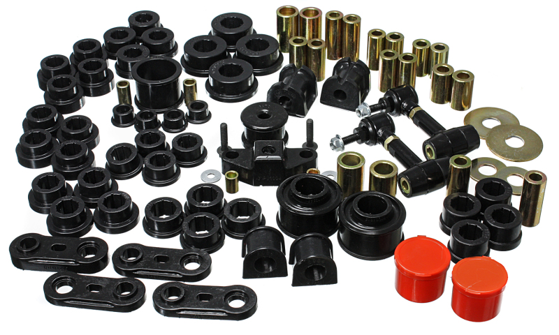 Subaru Impreza Suspension Bushing Kit - Energy Suspension - Hyper-Flex System - Black - `08-`12